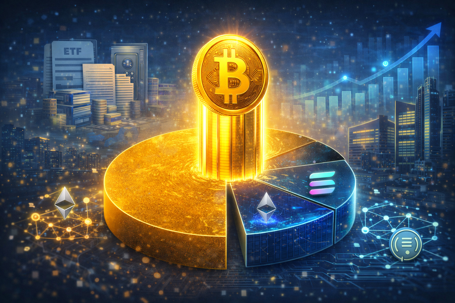 ARK vede Bitcoin la 16.000 mld. $ în 2030